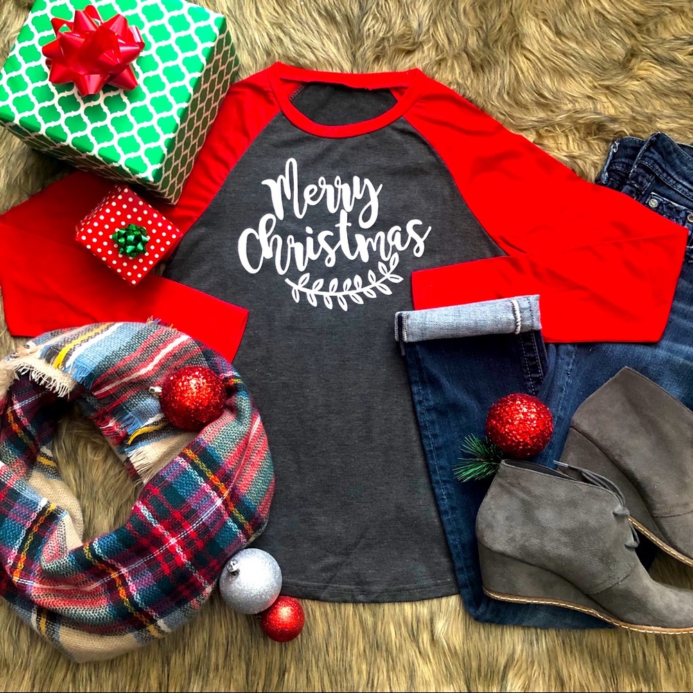 Merry Christmas Raglan 🎅🏼🎄